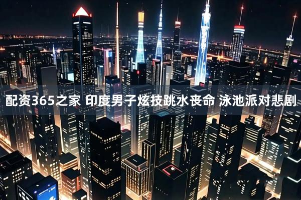 配资365之家 印度男子炫技跳水丧命 泳池派对悲剧